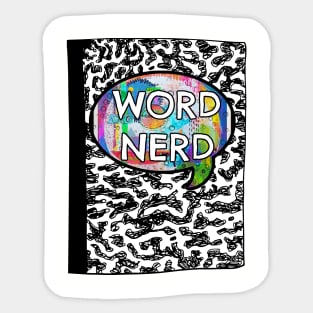 Word Nerd Sticker